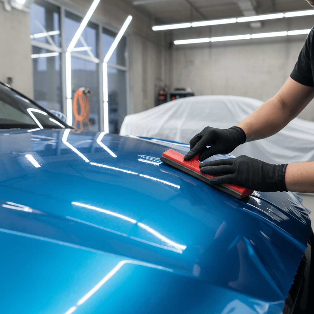Vinyl wrap installation